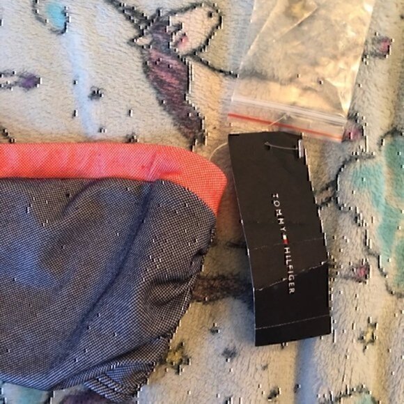 TOMMY HILFIGER Bandeau Bra Underwire Navy Bikini - Picture 3 of 6